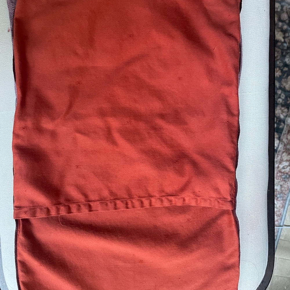 Hermes Classic Orange Pillow Cover Authentic Logo VGUC - Picture 7 of 13